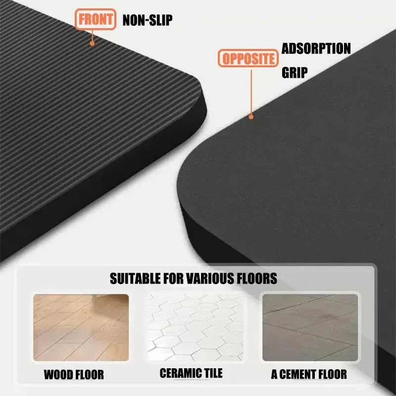 15MM Thicken NBR Yoga Mat Moisture-proof Outdoor Non-Slip Durable Camping Picnic Mat 185x61cm Exercise Gym Fitness Workout