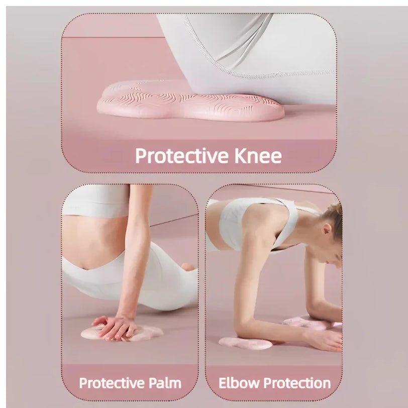 Tpe Thickened Anti Slip Yoga Kneeling Protective Pad Knee Soft Flat Support Slow Rebound Non-Slip Sports Fitness Mat Solid Elbow
