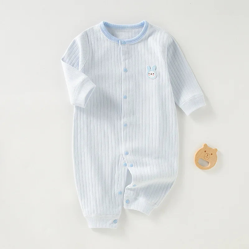 Baby Clothes Jumpsuit Spring Autumn Boy Newborn Long-sleeved Crawling Clothes Infant Baby Pajamas Pure Cotton Baby Clothes