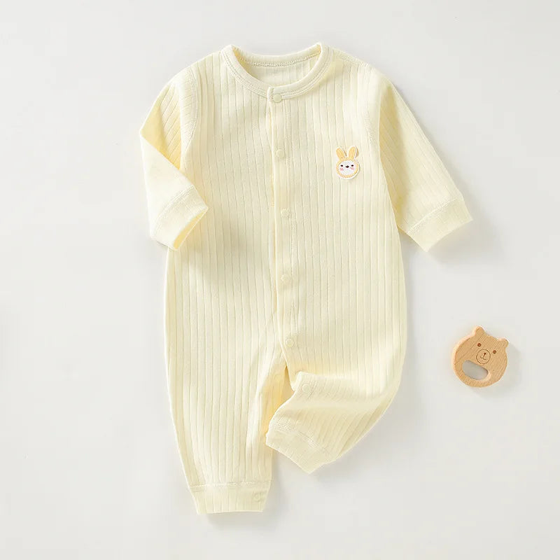 Baby Clothes Jumpsuit Spring Autumn Boy Newborn Long-sleeved Crawling Clothes Infant Baby Pajamas Pure Cotton Baby Clothes
