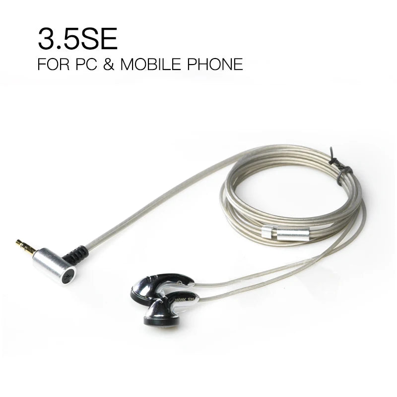 Venture Electronics Monk Sm Slim Metal 3.5SE/2.5TRRS/4.4TRRRS Earbuds Hifi Earphones