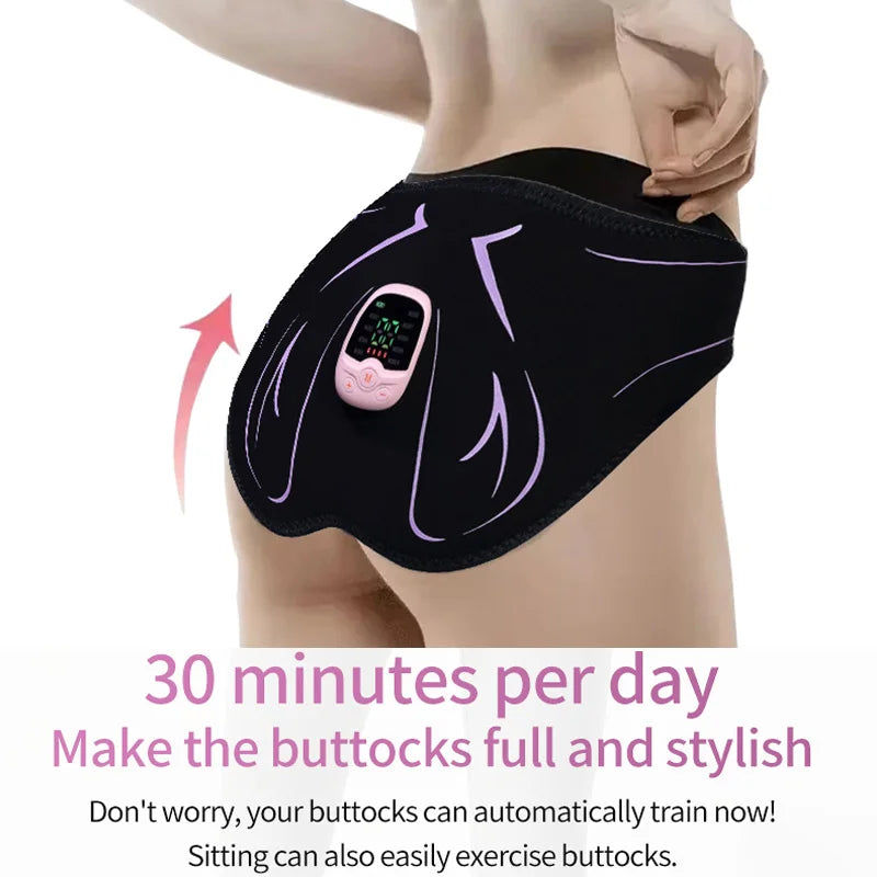 Electric Hips Trainer EMS Butt Muscle Stimulator USB Rechargable Buttocks Lifting Muscle Toner For Fitness Weight Loss Fat Burn