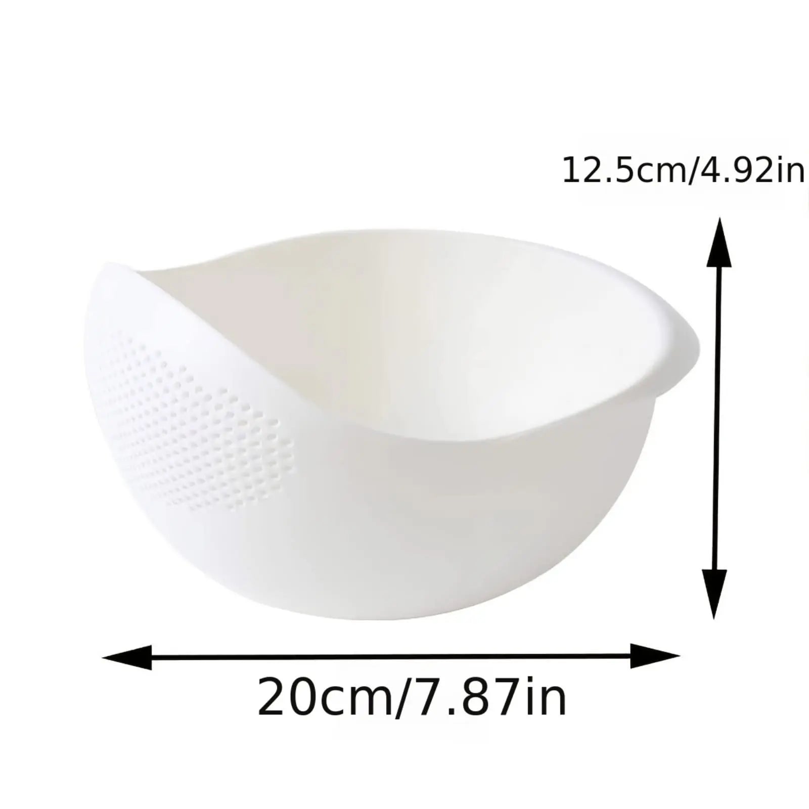 Multifunctional Rice Wash Basket Kitchen Plastic Rice Strainer Drainer Fruits Vegetables Washing Basin Outdoor Barbecue Tools