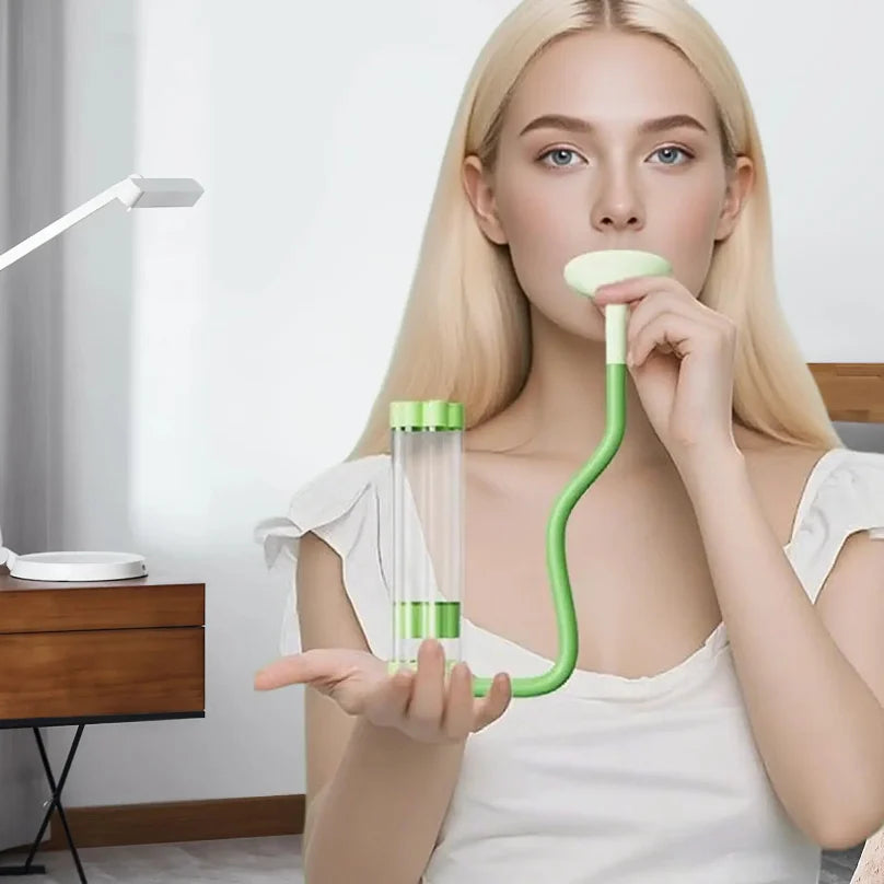 Breathing Trainer Lung Capacity Exerciser Compact Workout Device Portable Muscle Equipment For Women Athlete Adult Home Gym