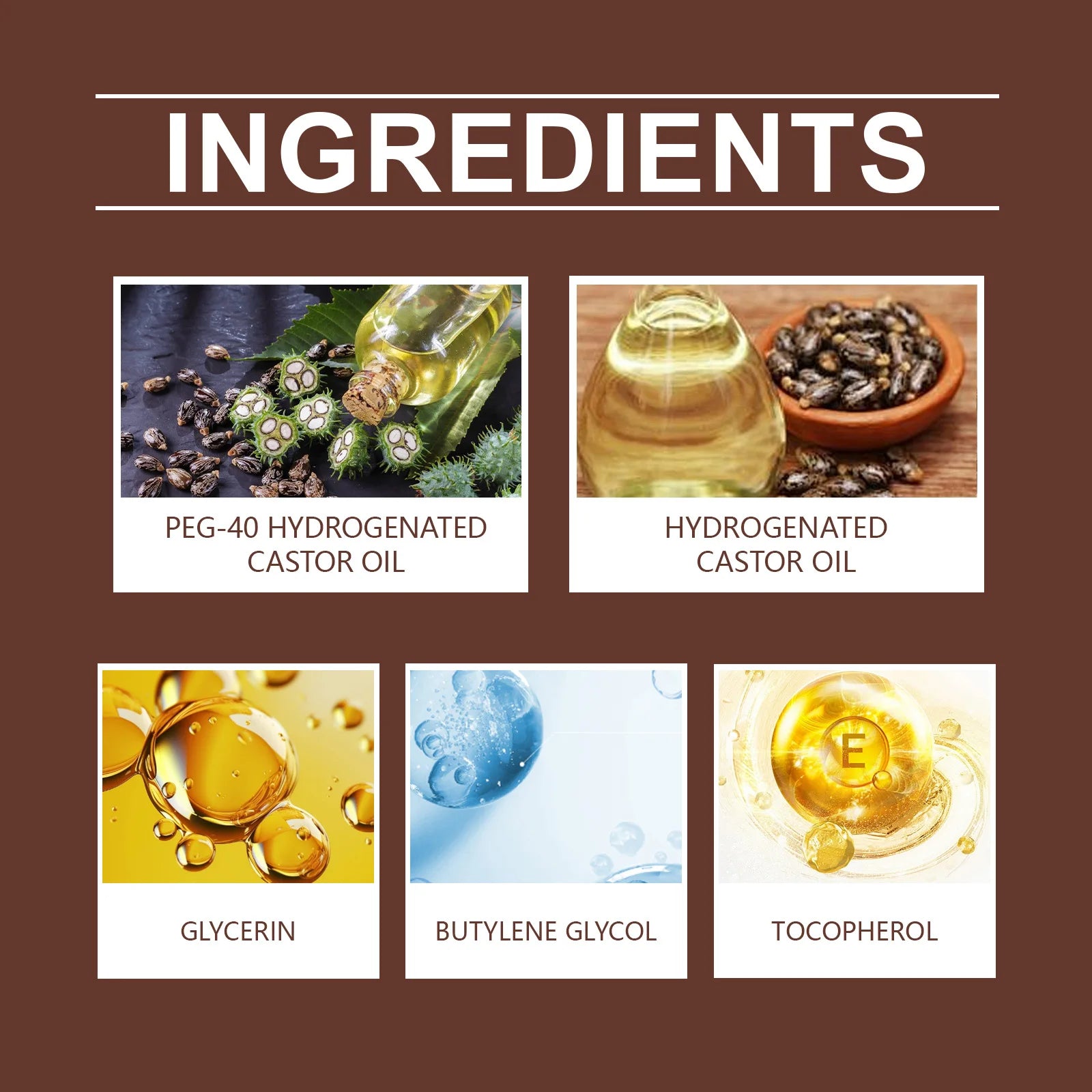 Organic Castor Oil 100ml Multi-Purpose Beauty Oil For Eyelash Eyebrow Growth Hair Growth Serum Skin Moisturizer Natural Mild