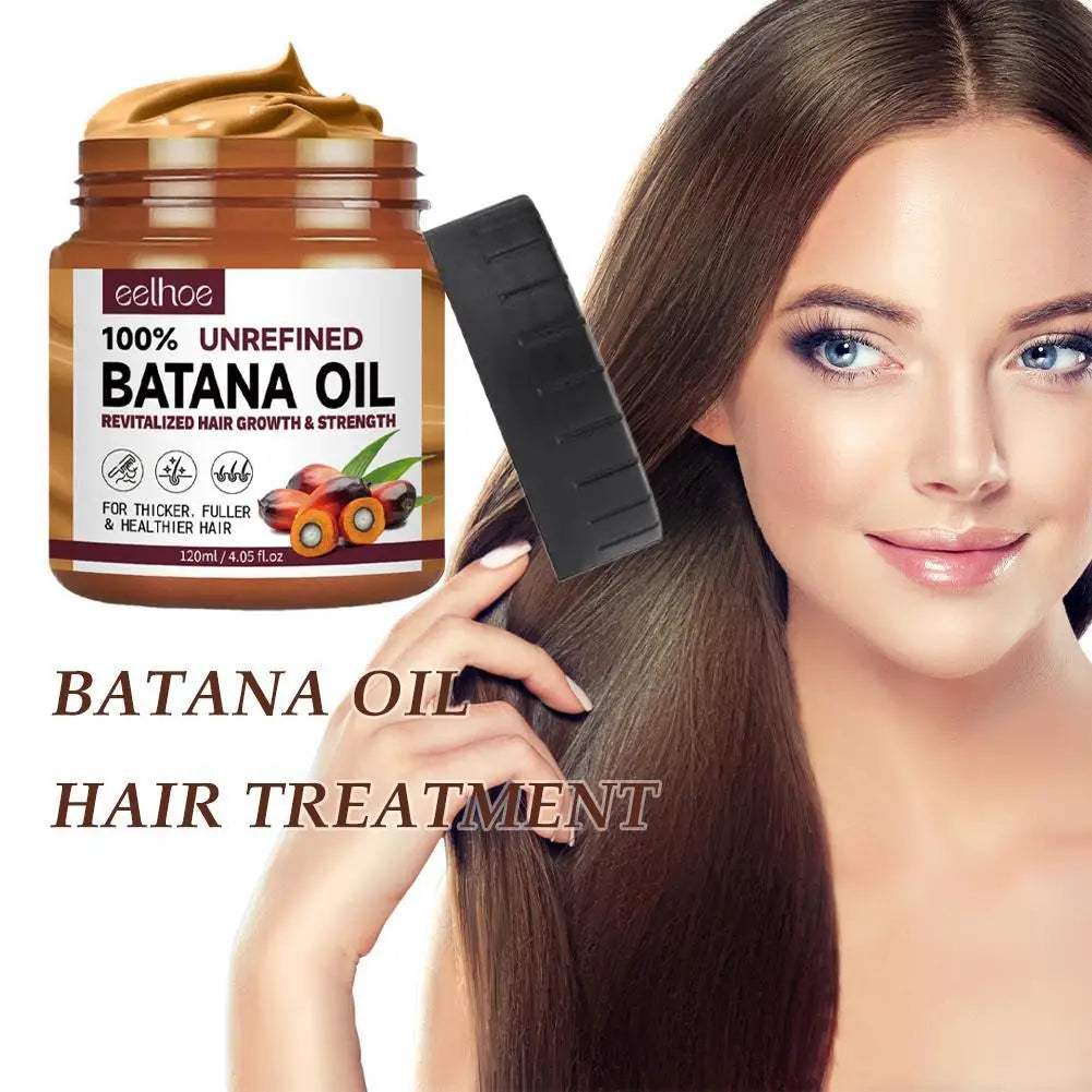 Anti-loss Hair 100% Pure Organic Hair Mask Batana Oil Hair Growth Oil Natural Treatment Nourish Reduce Hair Products 120ml