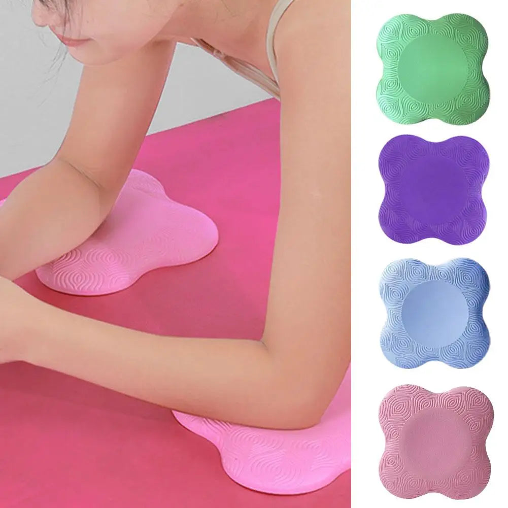Tpe Thickened Anti Slip Yoga Kneeling Protective Pad Knee Soft Flat Support Slow Rebound Non-Slip Sports Fitness Mat Solid Elbow