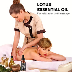 Premium Natural Lotus Essential Oil Organic Skin Care Relax Pressure Deep Sleep Purifying Meditation Home Perfume