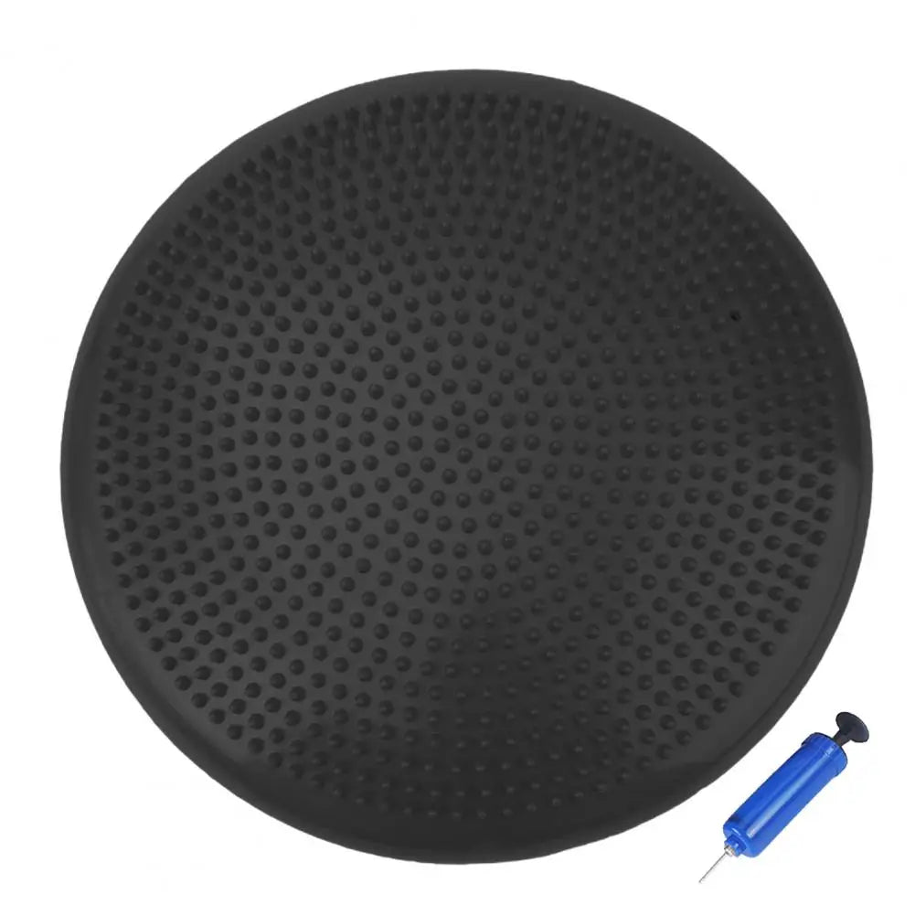 Balance Board with Pump Thick Yoga Fitness Inflatable Seat Pad Foot Massage Pain Relief Wiggle Cushion Sensory Balance Disc