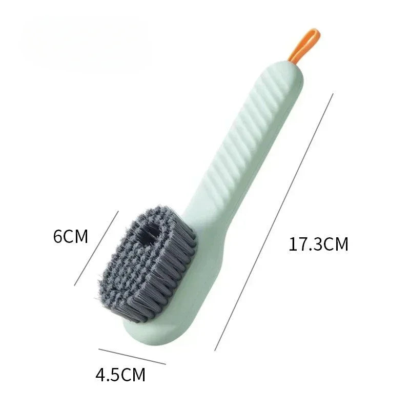 1/2/4PCS Shoe Washing Machine Bag with Liquid Shoe Brush Set Durable Laundry Shoe Bag and Soft Bristle Clean Brush for All Shoes