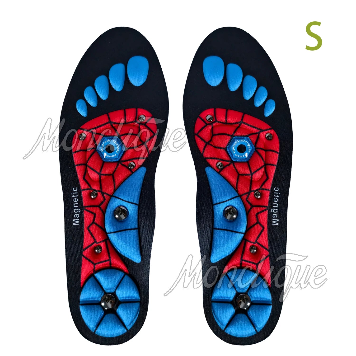 Medical Magnetic Therapy Sports Insoles Massage Foot Weight Loss Slimming Acupressure Insole Anti-fatigue Health Care Shoe Pads