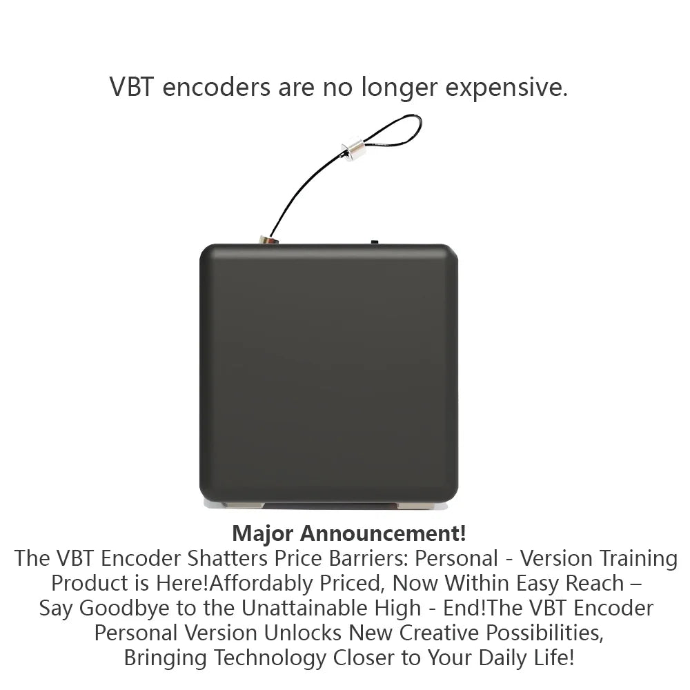 【Queling】 VBT Cube linear encoder velocity based training vbt sensor rope fitness strength training