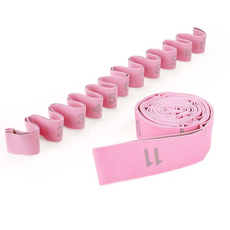 Yoga Elastic Band Female Open Shoulder Back Stretch Belt Fitness Resistance Band Exercise Tension belt Rehabilitation Training