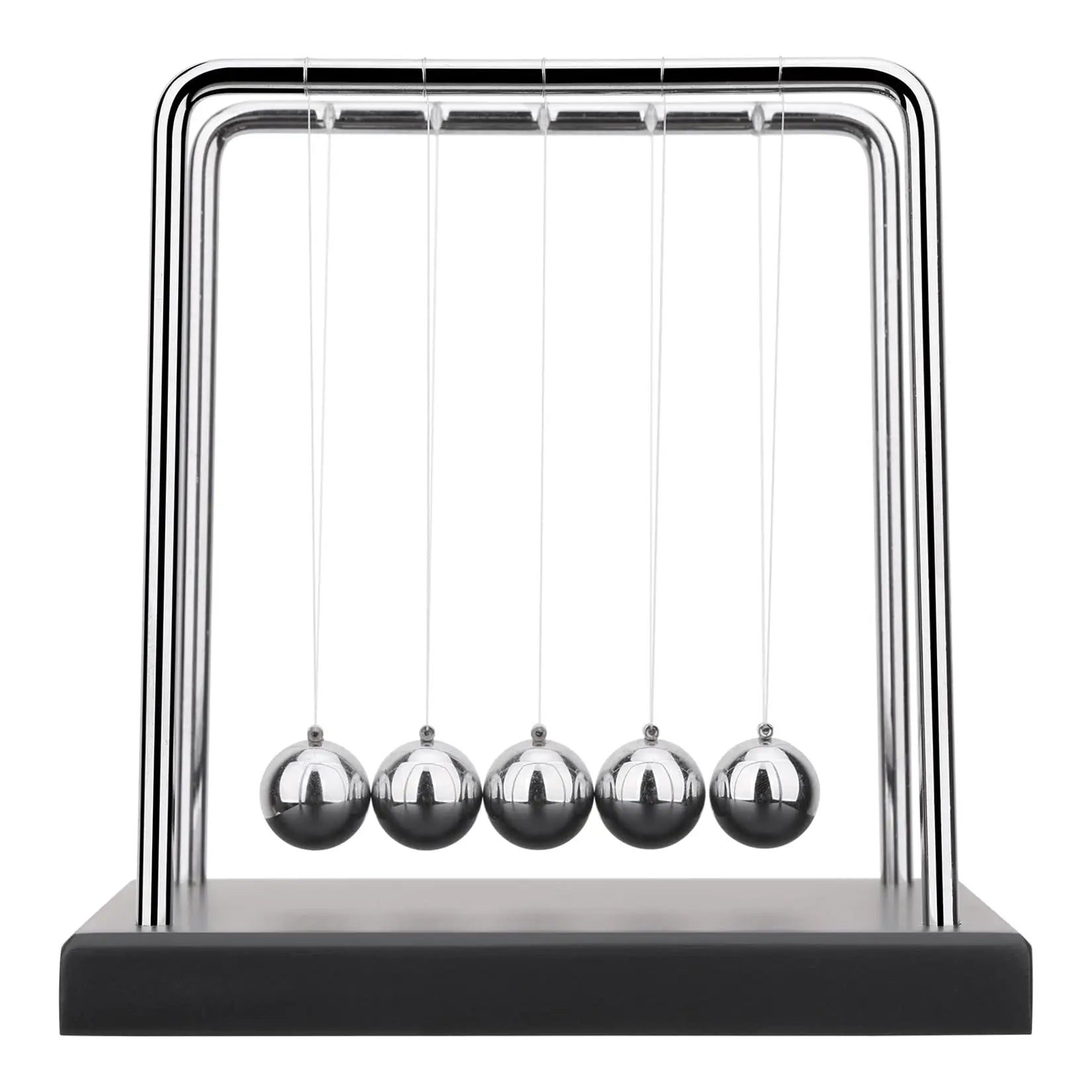 1 PC Newton Cradle Balance Steel Balls Perpetual Motion Collision Ball School Teaching, Physics Science Pendulum Home Decoration