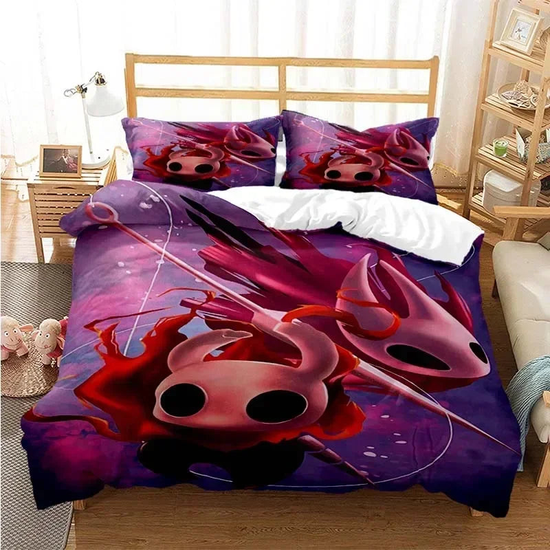 Game Hollow Knight 3D Print Comfortable Duvet Cover Set Pillowcase Room Decoration Home Textile Hollow Knights Duvet Cover Set