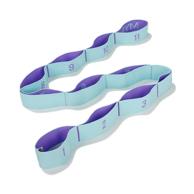 Yoga Elastic Band Female Open Shoulder Back Stretch Belt Fitness Resistance Band Exercise Tension belt Rehabilitation Training