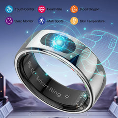 Fashion Smart Ring R08 Women's Men Remote Control Electronic Monitor Body Temperature Sleep Tracker Fitness For IOS Smartphone