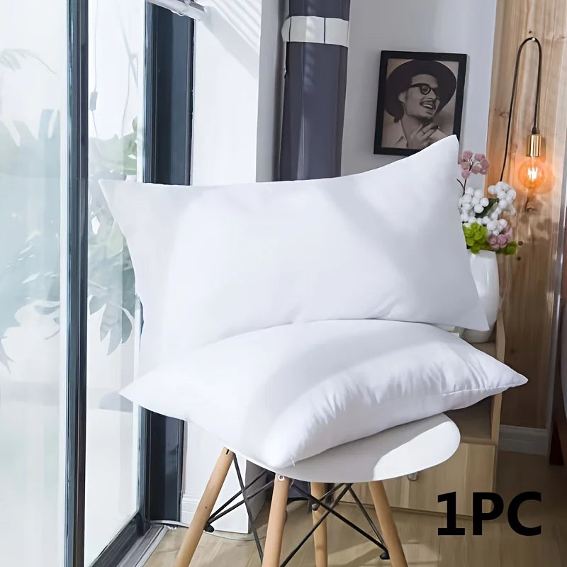 One piece set standard white high rebound pillow cushion core sofa car seat home interior decoration pillow 30x50cm