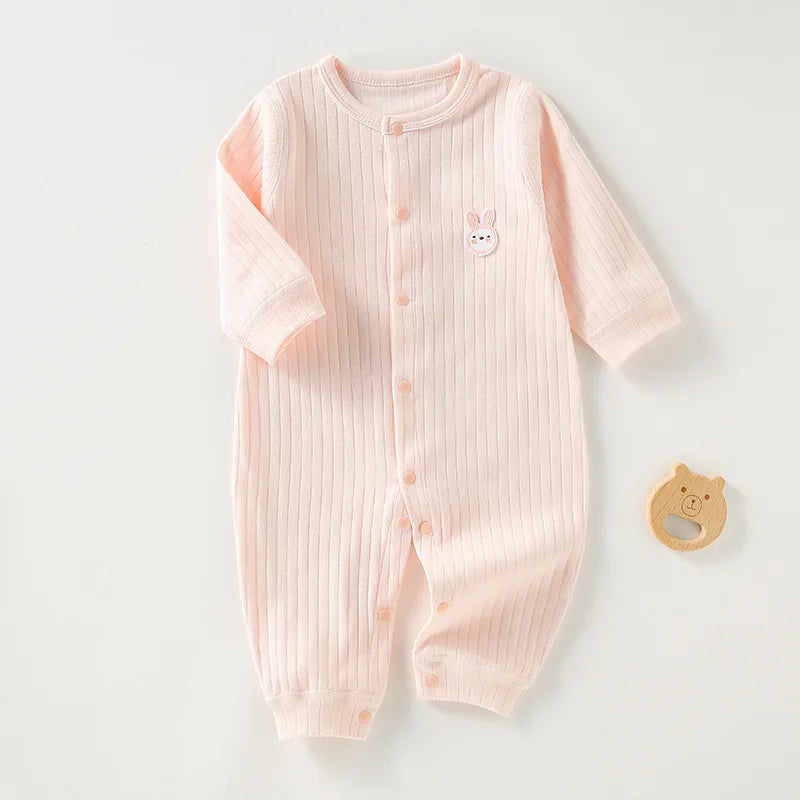 Baby Clothes Jumpsuit Spring Autumn Boy Newborn Long-sleeved Crawling Clothes Infant Baby Pajamas Pure Cotton Baby Clothes