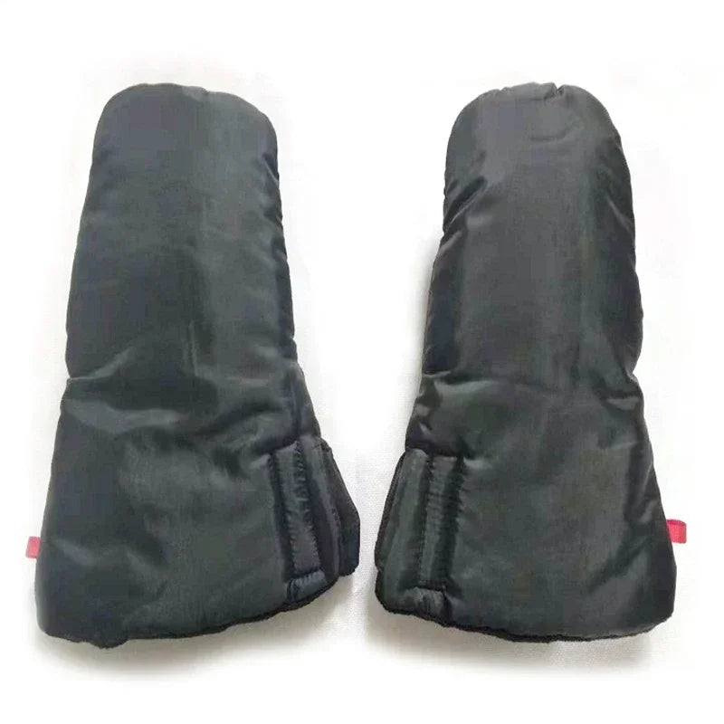 Baby Stroller Gloves Waterproof Warm Winter Antifreeze Mittens Hand Cover Buggy Clutch Cart Muff Glove Stroller Accessories