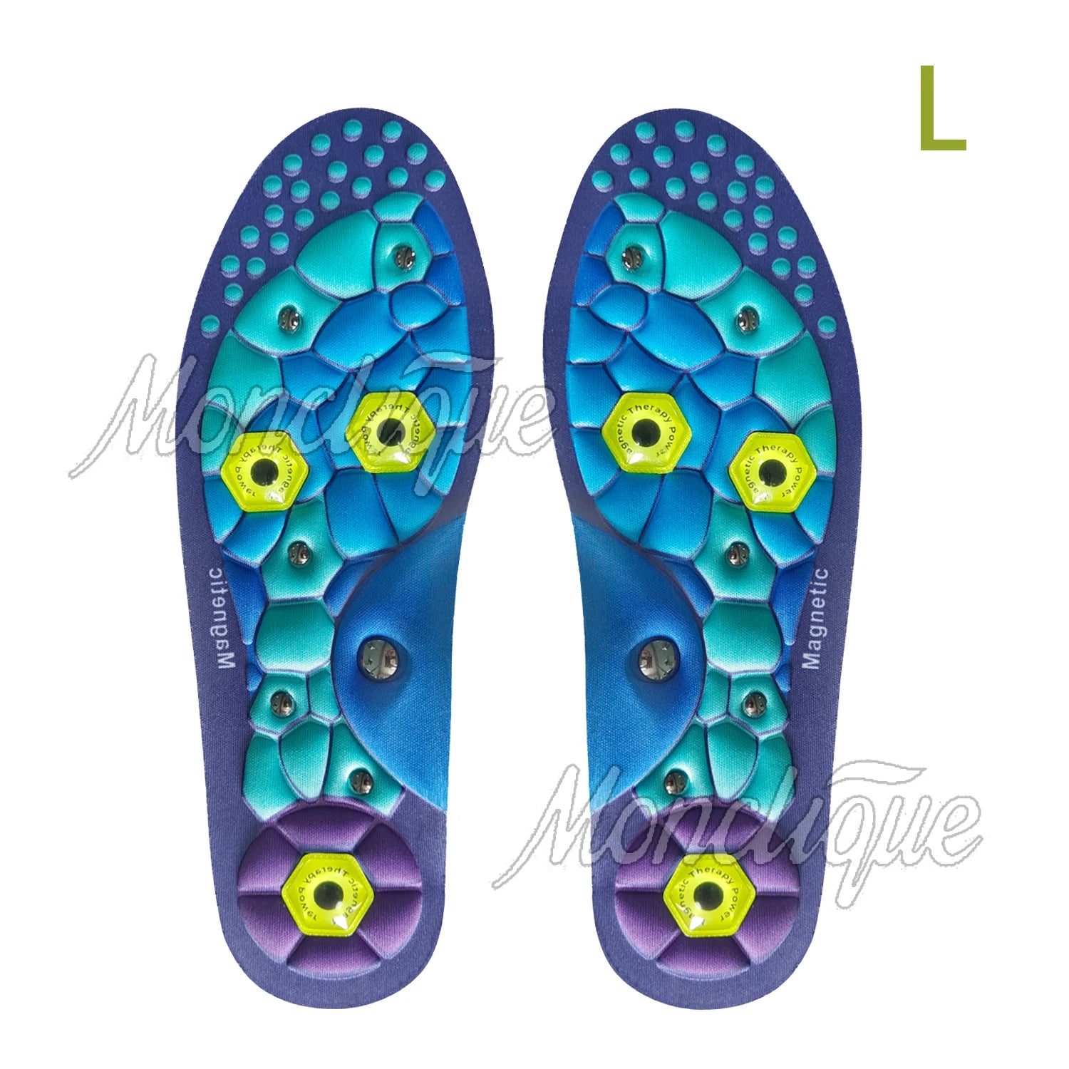 Medical Magnetic Therapy Sports Insoles Massage Foot Weight Loss Slimming Acupressure Insole Anti-fatigue Health Care Shoe Pads