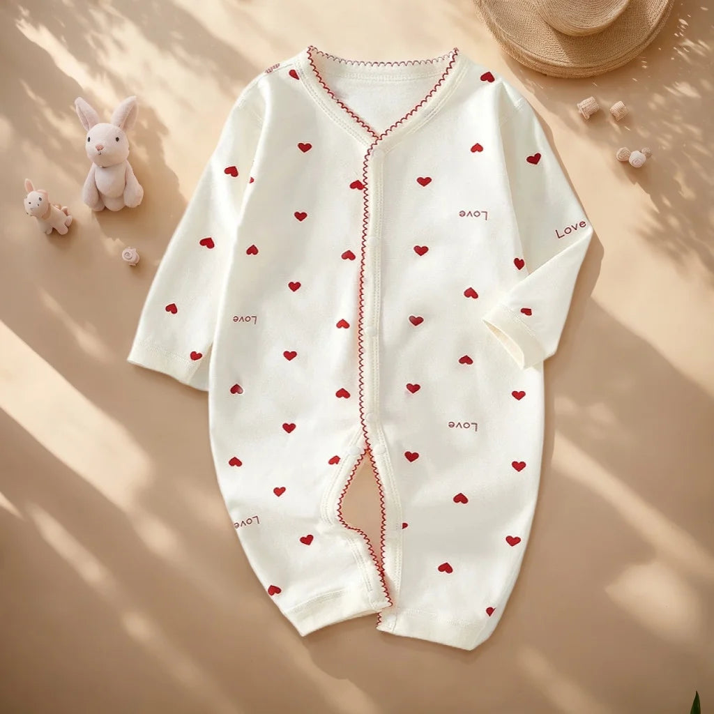 Baby Clothes Jumpsuit Spring Autumn Boy Newborn Long-sleeved Crawling Clothes Infant Baby Pajamas Pure Cotton Baby Clothes