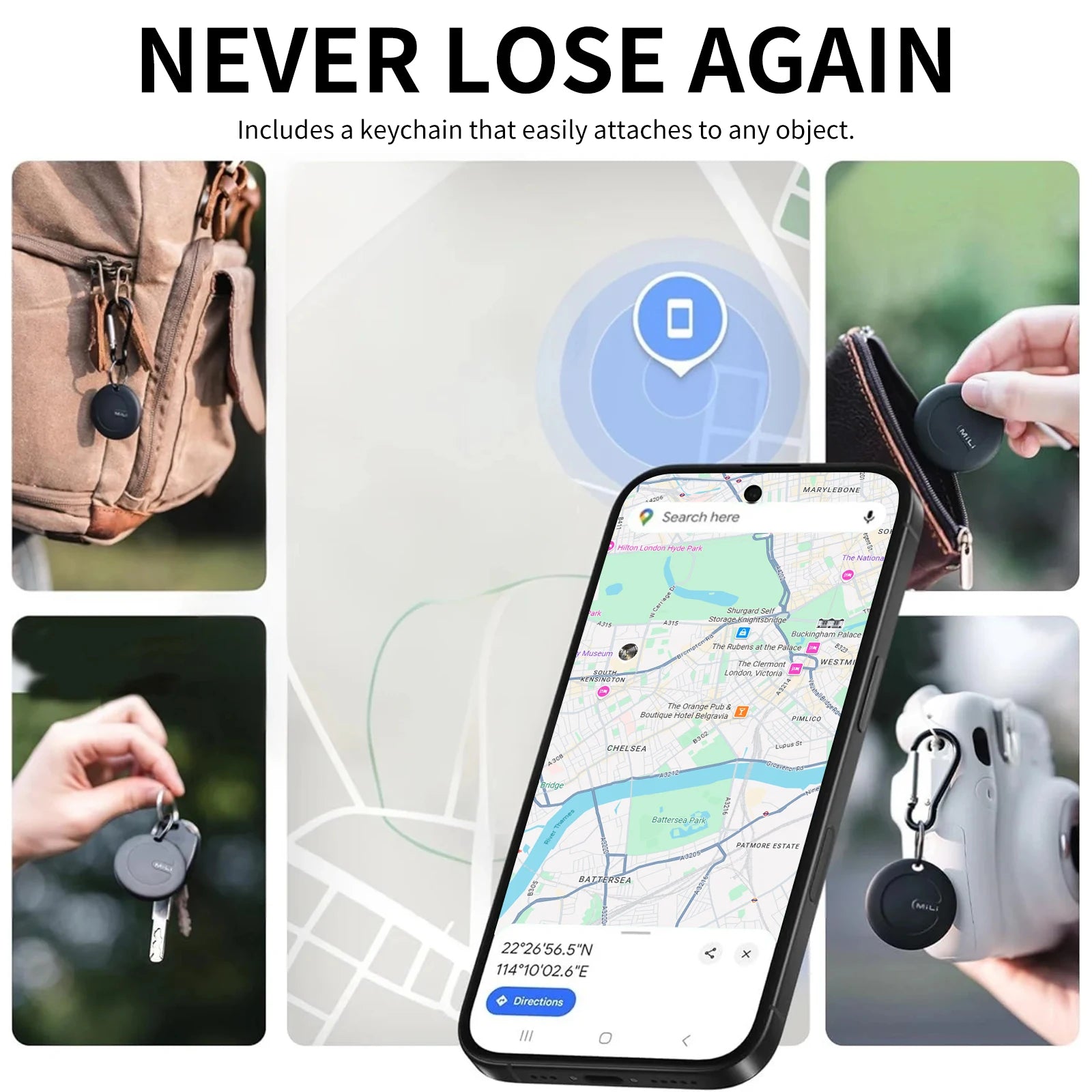 Mini Tag  Smart Tracker Android Google Find My Locator Air Tag Car Gps Tracking Device Gps Tracker Bicycle Electronics Security