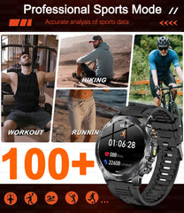 New T-Rex 3 Ultra Military Grade 1000mAh Battery Smart Watch 5ATM Waterproof HD AMOLED Flashlight Sports Smart Watches For Man