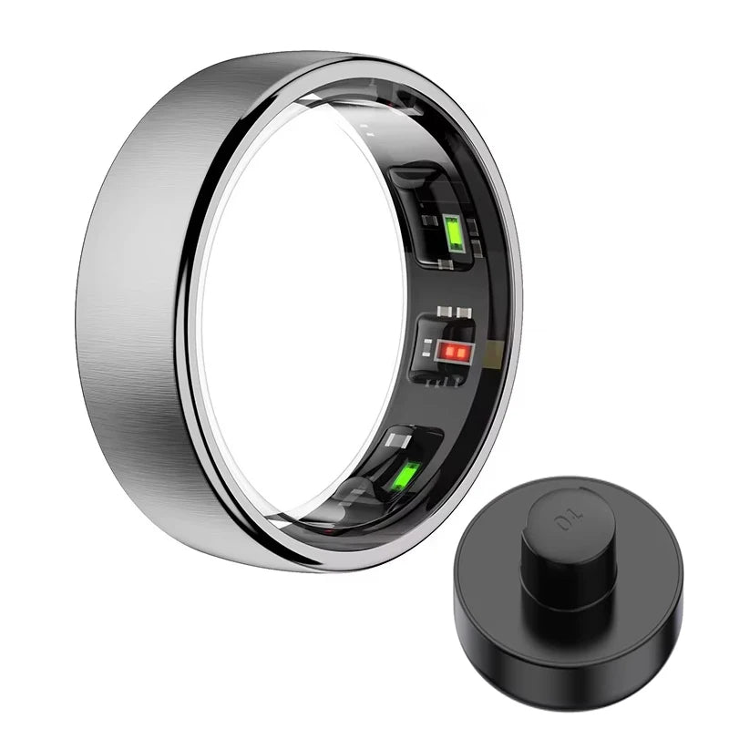 Smart Ring R10 Womens Men Electronic Smartring Blood Oxygen Health Monitor Sleep Monitor 5ATM Waterproof Fitness Tracker