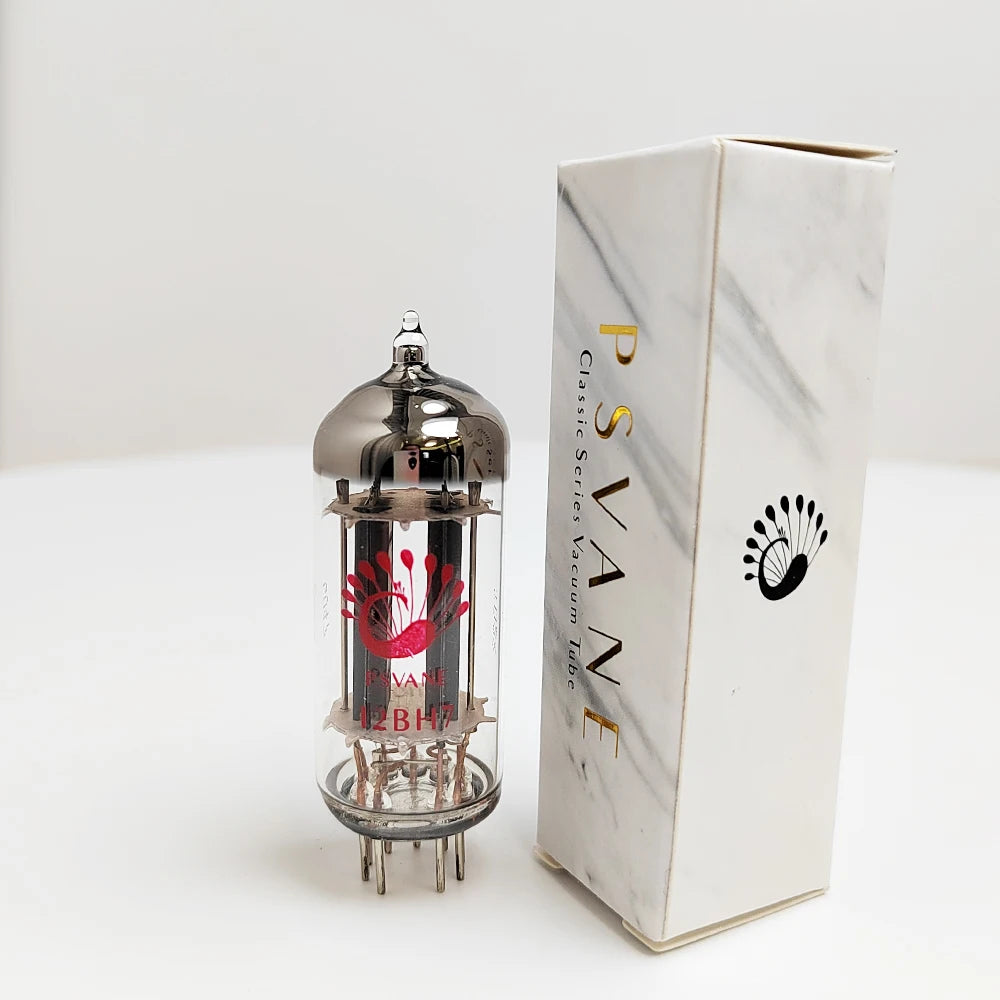 PSVANE HIFI 12BH7 Vacuum Tube Valve Replace 12BH7A 6N6 7119 for Audio Valve Electronic Tube Amplifier Kit DIY Matched Quad