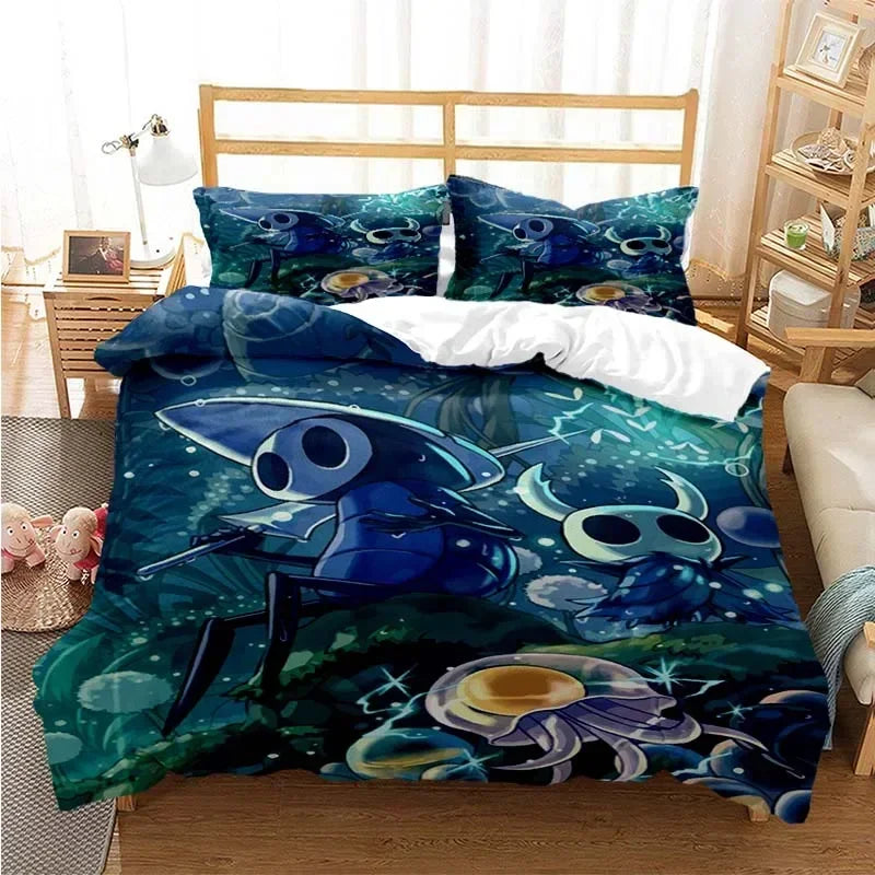 Game Hollow Knight 3D Print Comfortable Duvet Cover Set Pillowcase Room Decoration Home Textile Hollow Knights Duvet Cover Set