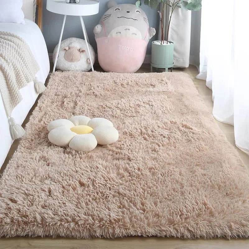 VIKAMA Rugs And Carpets For Home Living Room Fluffy Furry Big Rug Hallway Entrance Door Mats Teen Room Decoration Carpet