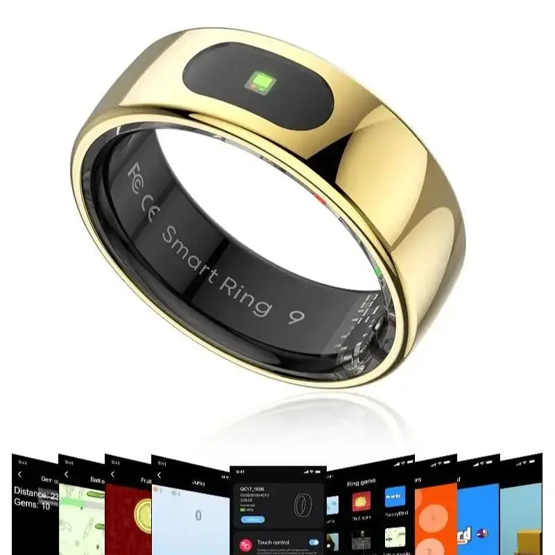 Fashion Smart Ring R08 Women's Men Remote Control Electronic Monitor Body Temperature Sleep Tracker Fitness For IOS Smartphone