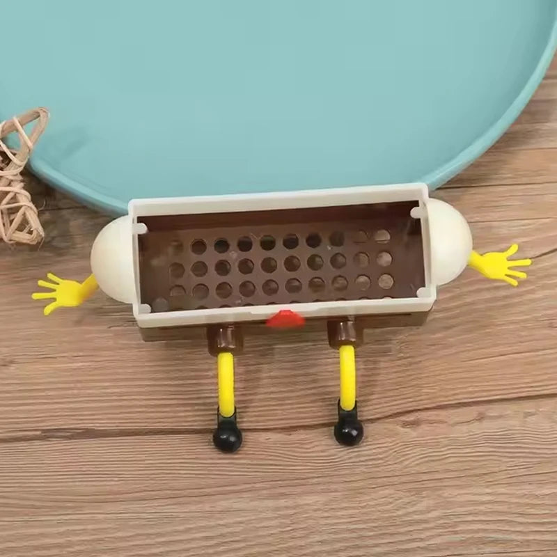 1PC Creative Drainage Rack Home Kitchen Sink Shelf Dishwashing Brush Wipe Sink Wall Mounted Drainage Basket