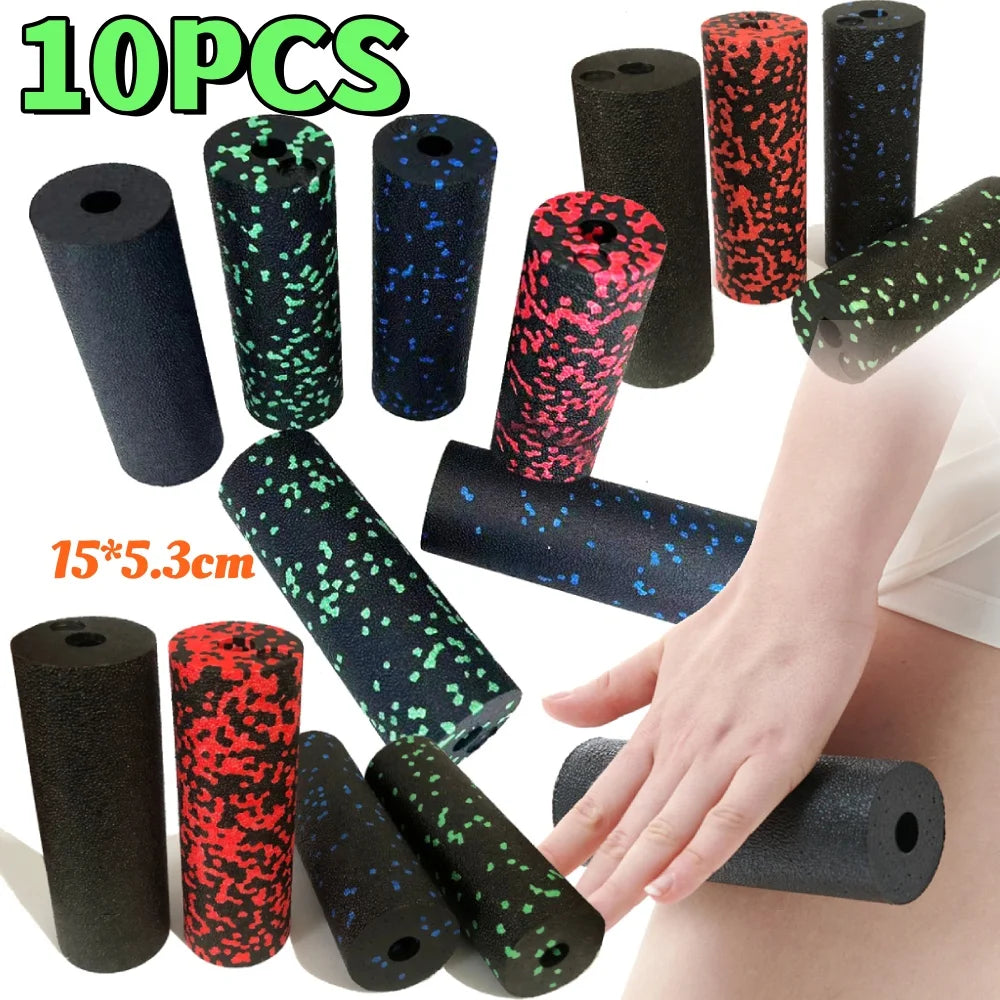 1-10pcs Mini Foam Roller High Density EPP Massage Yoga Roller Pain Relief Fitness Gym Exercise Roller Relaxing Muscle 15*5.3cm