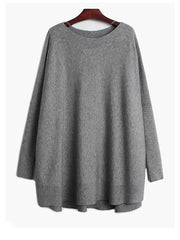 [EAM] Big Size Knitting Sweater Loose Fit  Turtleneck Long Sleeve Women Pullovers New Fashion Tide Spring Autumn 2025 19A-a43