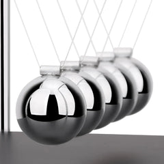 1 PC Newton Cradle Balance Steel Balls Perpetual Motion Collision Ball School Teaching, Physics Science Pendulum Home Decoration