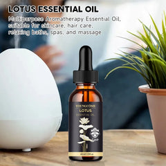 Premium Natural Lotus Essential Oil Organic Skin Care Relax Pressure Deep Sleep Purifying Meditation Home Perfume