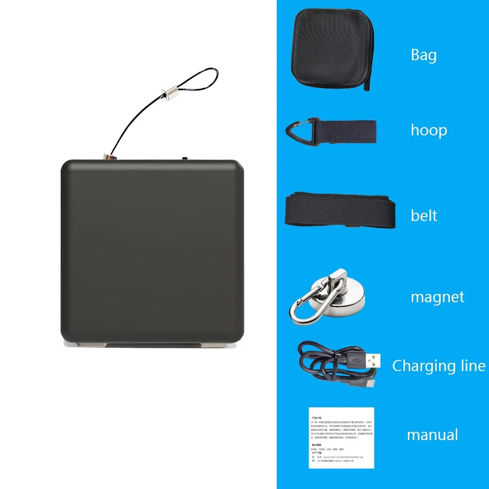 【Queling】 VBT Cube linear encoder velocity based training vbt sensor rope fitness strength training