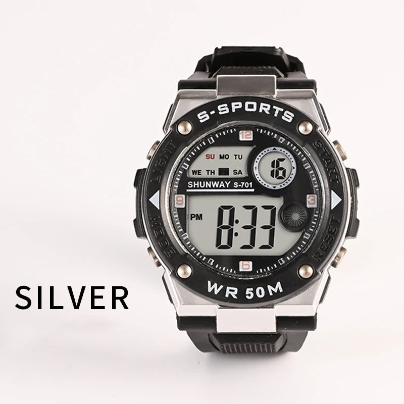 UTHAI CE15 Leisure fashion electronics watch waterproof sports multifunctional Man watch night light clock gift watches for man