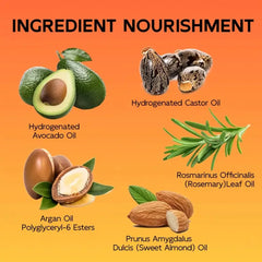 Organic Hair Mask with Rosemary, Onion Biotin 3-in-1 Natural Treatment Nourish Reduce Hair Loss Anti-Breakage Hair Products100ml