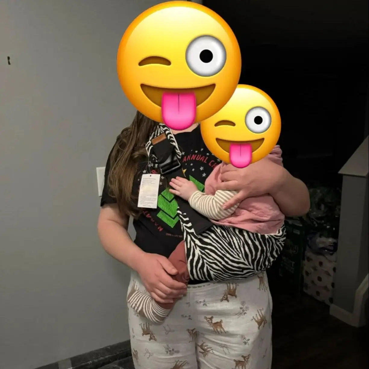 Baby Going Out Safety Carrier Simple Leopard Pattern Portable Front Hug Type Back Baby Out of the Baby Artifact Waist Stool