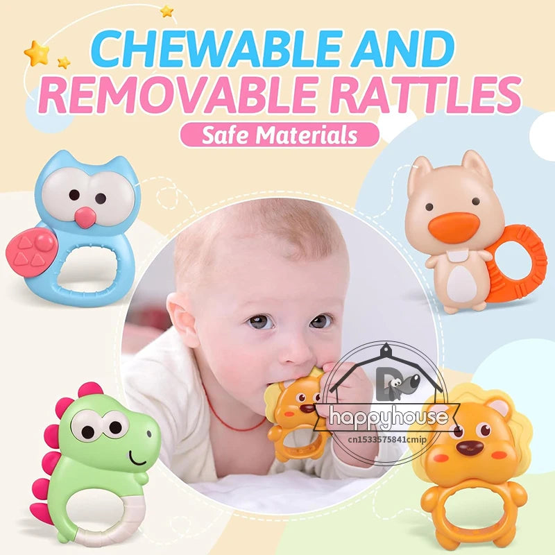 Remote Control Musical Baby Crib Mobile with Lights Music  Projection for Infants Crib Toys for Newborn Baby Mobile for Crib