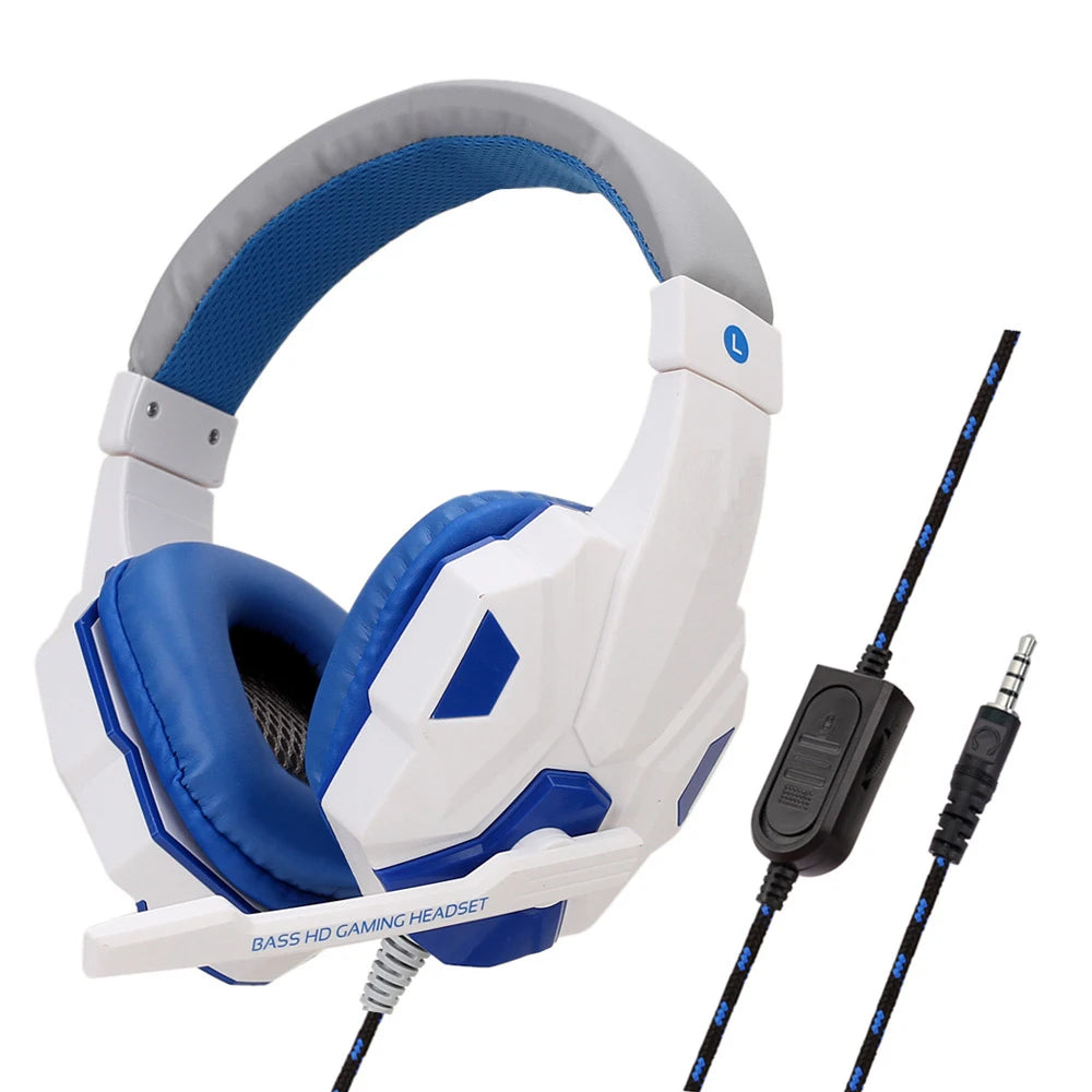 3.5MM Wired Gaming Headset Headphone With  MIC for PS4 PS5 Xbox Smartphone/PC One Switch IPad PC Portable Consumer Electronics