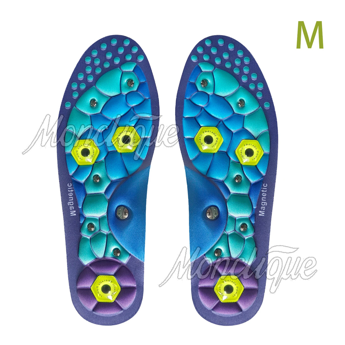 Medical Magnetic Therapy Sports Insoles Massage Foot Weight Loss Slimming Acupressure Insole Anti-fatigue Health Care Shoe Pads