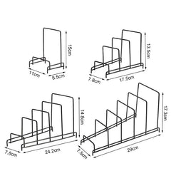 Iron Art Rack Shelf Multi Layer Space Saving Organizer Cutting Board Pot Lid Plates Stand Holder Storage For Kitchen Home Decor