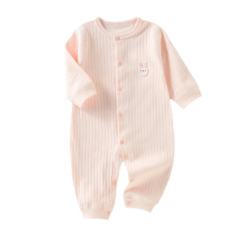 Baby Clothes Jumpsuit Spring Autumn Boy Newborn Long-sleeved Crawling Clothes Infant Baby Pajamas Pure Cotton Baby Clothes