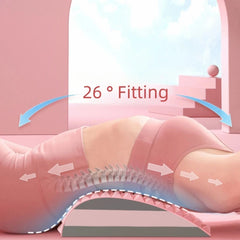 Lumbar Cervical Traction Massage Pillow Relaxation Back Yoga Spine Correction Hump Back Exercise Fitness Stretching Equipments