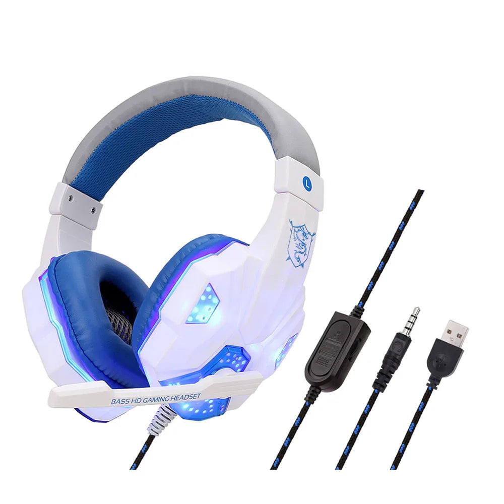 3.5MM Wired Gaming Headset Headphone With  MIC for PS4 PS5 Xbox Smartphone/PC One Switch IPad PC Portable Consumer Electronics