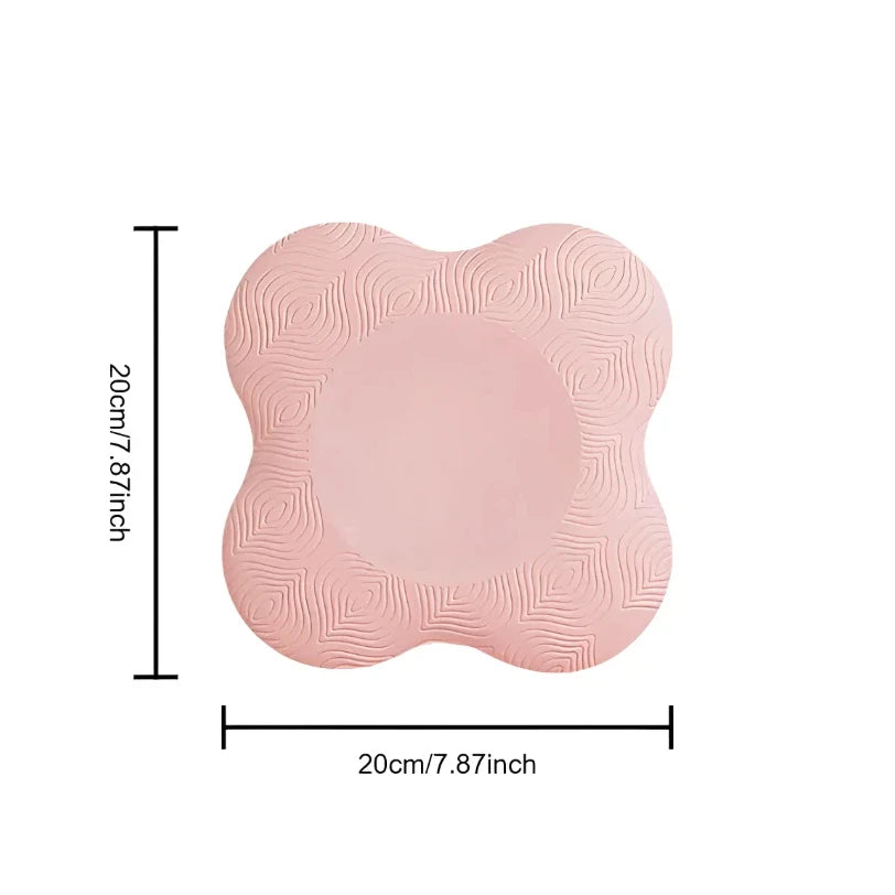 Tpe Thickened Anti Slip Yoga Kneeling Protective Pad Knee Soft Flat Support Slow Rebound Non-Slip Sports Fitness Mat Solid Elbow
